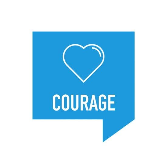 courage retreat program logo