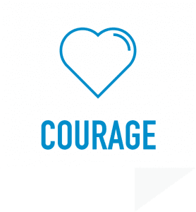 courage retreat program logo