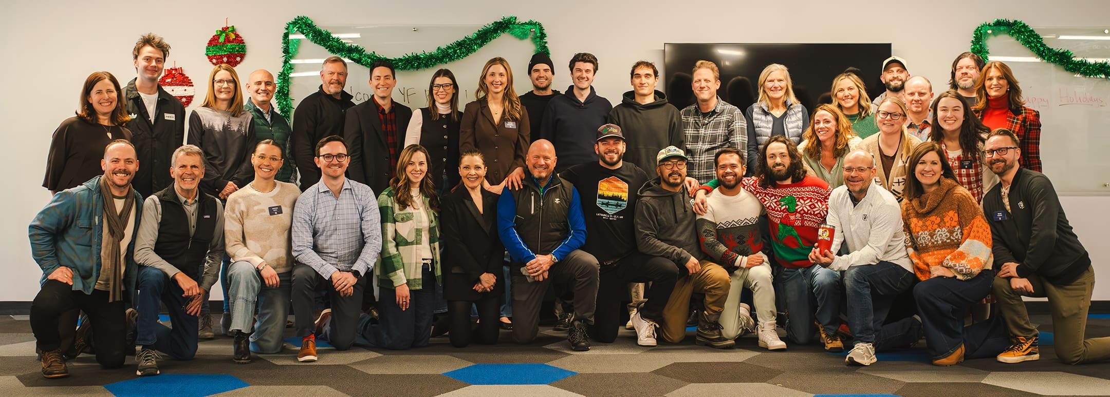 Youth Frontiers' Entire Staff Group Photo on Holiday 2025